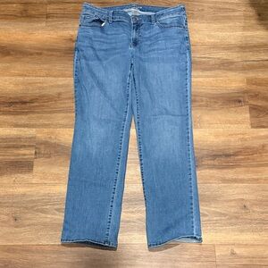 Chico's Dark Indigo Straight Leg Jeans